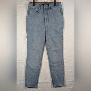 03-Rw&Co Light Blue Straight Leg Women's Jeans